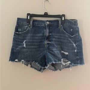 Aerie - Distressed Denim Women Short. Size M.